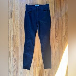 Pistola High Rise Black Denim Jeans